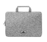Rivacase Carrying and Protective Sleeve for Laptop up to 15.6" with Handle, Grey