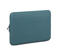 RIVACASE ECO Laptop Sleeve 13.3-14 Inch - 34.5 x 24 x 3 cm - Notebook Case for Men and Women - Water-Repellent MacBook Case - Computer Bag for Work University Travel