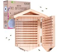 Rivajam Native Bee Observatory | Mason Bee Houses for Pollinating Bees | Pollinator Bee Houses for The Garden Lover | Leaf Cutter Bee Home | Unique Gardening Gifts