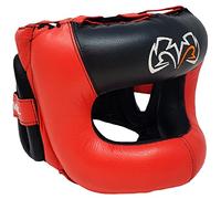 Rival Boxing Guerrero Facesaver Headgear - L/XL - Red/Black