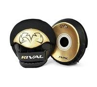 RIVAL Boxing Punch Mitts - RPM5 Black Gold Parabolic