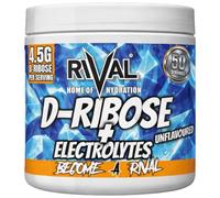 Rival D-Ribose + Electrolytes Powder 250g - ATP Energy Support, Hydration, Endurance & Recovery - Unflavoured, Ultra-Fine, 50 Servings