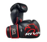 RIVAL RS4 Aero 2.0 Sparring Boxing Gloves Black Training Premium Fight Sparring (12oz)