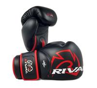 RIVAL RS4 Aero 2.0 Sparring Boxing Gloves Black Training Premium Fight Sparring (14oz)