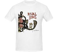 Rival Sons Head Down Men Tee Shirts Size M White