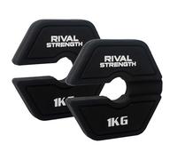 Rival Strength Micro Add-On Plates | Fractional Incremental Weight Plates for Barbell, Dumbbell, Kettlebell | 0.5KG 1KG 2.5KG (1KG Pair (2KG Total))