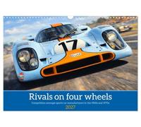 Rivals on four wheels (Wall Calendar 2027 DIN A3 landscape), CALVENDO 12 Month Wall Calendar: The battle for victories and titles