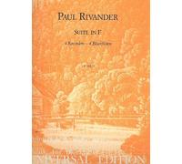 RIVANDER P. - Suite en Fa Mayor para 4 Flautas de Pico (Rosin/Beutler)