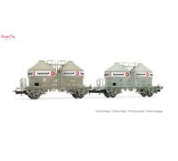 Rivarossi DB Ucs Silo Wagon Dyckerhoff Grey Set (2) IV 1:87 Scale, HO Gauge