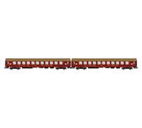 Rivarossi DR OSShD WLAB Sleeper Coach Set Red (2) IV HR4419 HO Gauge