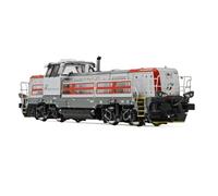 Rivarossi HR2900S Mercitalia Rail Effishunter 1000 silver livery with red stripes, DCC Sound Loco - Diesel