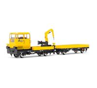 Rivarossi HR2910 FS, maintenance vehicle KLV 53 yellow livery, "Sirti", ep. V Loco - Diesel