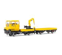 Rivarossi HR2910D FS, maintenance vehicle KLV 53 yellow livery, "Sirti", ep. V, with DCC decoder Loco - Diesel
