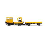 Rivarossi HR2910S FS, maintenance vehicle KLV 53 yellow livery, "Sirti", ep. V, with DCC sound decoder model RailwayLoco - Diesel