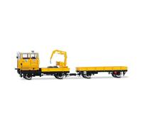 Rivarossi HR2911S DB AG, maintenance vehicle KLV 53 yellow livery Netz Instandhaltung, ep. V-VI, with DCC sound decoder, Diesel Locomotive