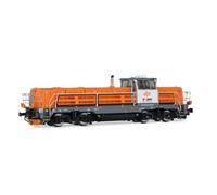 Rivarossi HR2923 Dinazzano Po/TPER, diesel locomotive Effishunter 1000, orange/light grey, ep. VI Diesel Locomotive