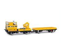 Rivarossi HR2925D DBG, maintenance vehicle KLV 53, yellow/blue livery, ep. V-VI, with DCC Decoder Locomotive - Diesel