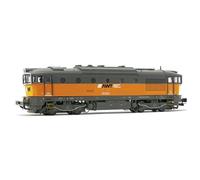 Rivarossi HR2928 AWT 4-axle diesel locomotive class D7537 orange grey livery Loco - Diesel