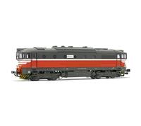 Rivarossi HR2930S Mercitalia S&T diesel locomotive D753 red grey livery with white stripes ep VI DCC Loco - Diesel