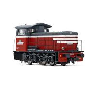 Rivarossi HR2932 Mercitalia S&T, diesel shunting locomotive class 245, red/dark grey livery with white stripes, ep. VI Loco - Diesel