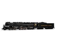 Rivarossi HR2950 Cheseapeake & Ohio, articulated steam locomotive 2-6-6-6 "Allegheny", #1601, Steam Locomotive, Black