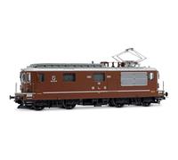 Rivarossi HR2959S BLS, Re 4/4 181 “Interlaken” long with driver figurine, logo and number with thick chrome decals, ep. IV, with DCC Sound decoder Electric Locomotive