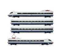 Rivarossi HR2963S Cisalpino, ETR 470 original livery with red front stripe, 4-unit base set, ep. V, with DCC sound decoder Railway Locomotive + Coaches