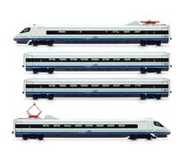 Rivarossi HR2963S Cisalpino, ETR 470 original livery with red front stripe, 4-unit base set, ep. V, with DCC sound decoder Railway Locomotive + Coaches