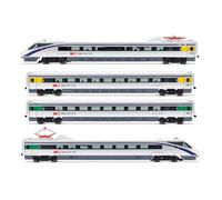 Rivarossi HR2964 SBB, ETR 470 silver livery with blue stripe, 4-unit base set, ep. V Railway Locomotive + Coaches