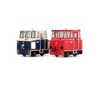 Rivarossi HR2971 DB AG, 2-unit pack ASF "DB Cargo Gießen", ep. V-VI, Electric Locomotive, Red/Bue