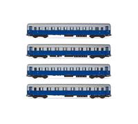 RIVAROSSI HR4324 Set “Train blue” 4 CARRIAGES Type ‘46 livery Blue/celeste FS