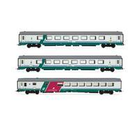 Rivarossi HR4359 FS 3er Pack IC 507 530 Sila Torino-Reggio C 2X Gran Rolling Sto