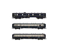 HR4391 Rivarossi CIWL, 3-unit pack "Edelweiss Pullman Express", set 2/2 (DD3, VPC Fleche d'Or + VP Étoile du Nord), ep. II Passenger Coaches
