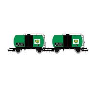 Rivarossi HR6567 FS, 2-unit pack 2-axle tank wagons "BP green", ep. IV Railway 2x Wagons