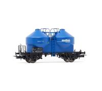 Rivarossi Hr6573 Fs 2-Axle Silo Wagon 2 Domes Ausiliare Blue Livery Ep. Iv