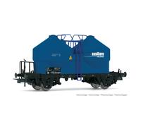 RIVAROSSI HR6573 Ucs Type Silos Car, Auxiliary Milano, Blue Livery