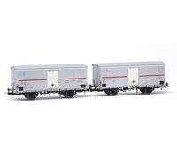 Rivarossi FS Ifms Refrigerated Wagon Set Silver/Red (2) IV HR6604 HO Gauge