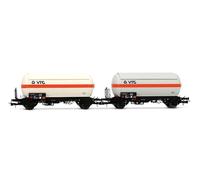 Rivarossi HR6619 DB, 2-unit set of 2-axle gas tank wagons with sun roof, “VTG”, ep. V Rolling Stock - Wagons
