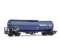 Rivarossi HR6666 WASCOSA, 4-axle tank wagon, blue livery, ep. VI