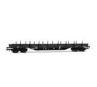 Rivarossi HR6670 Db Ag 4-axle Stake Wagon Res Type Dark Grey Gauge 1:87 Scale