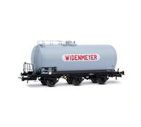 Rivarossi HR6672 SNCF, 3-axle petrol tank wagon "WIDENMEYER", grey livery, ep. IV Rolling Stock - Wagons
