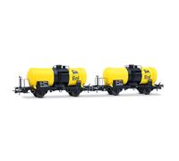 Rivarossi HR6708 FS, 2-unit pack 2-axle tank wagons "ENI", big tank, without brakeman's cab, ep. IV Railway Wagons