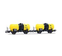 Rivarossi HR6708 FS, 2-unit pack 2-axle tank wagons "ENI", big tank, without brakeman's cab, ep. IV Railway Wagons