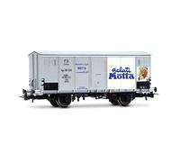 Rivarossi HR6711 HO 1:87 Silver Hgb Aluminum Freight Car, DC Analog Painted
