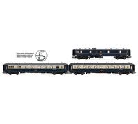 HR4391 Rivarossi CIWL, 3-unit pack "Edelweiss Pullman Express", set 2/2 (DD3, VPC Fleche d'Or + VP Étoile du Nord), ep. II Passenger Coaches