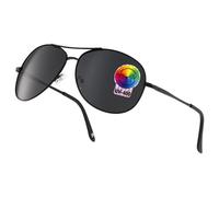 RivaSol Polarised Sunglasses Mens Womens Unisex Black Frame Black Lens Tint UV400 with Faux Leather Case Ideal for Beach Holidays Festivals Driving and Sport