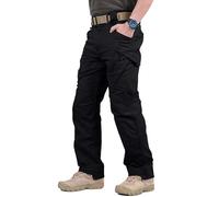 Rivccku Men's Hiking Tactical Pants Work Cargo Outdoor Combat Camping Trousers Multi-Pockets