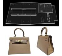 RIVEENY Handbag Shoulder Bag Acrylic Template,Leather Pattern Acrylic Leather Pattern Leather Templates for Women's Handbags