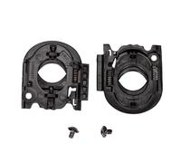 Riven A Pair Helmet Base with Screws, MT-V-28B14B Lens Base, for Motorcycle Helmet Visor Shield Repairing