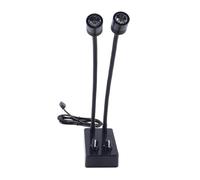Riven Dual Gooseneck Microscope Light for Stereo Microscope, Repair & Soldering
